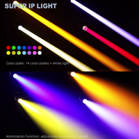 Projecteurs de scène à LED à double prisme 350W, mélange de couleurs et contrôle DMX512, faisceau réglable pour clubs, discothèques et mariages
