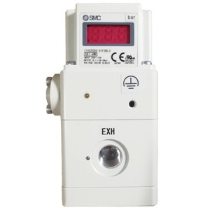 Vanne électroproporcionnelle SMC ITVX2030 31F3BL3, port 1/2 po, 725-1500 PSI, actionnée par solénoïde - Product Image 1