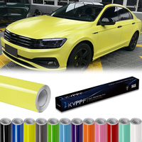 Película Protectora de Pintura Autoadhesiva TPU Azul Sombra, Antiarañazos, para Carrocería de Automóviles