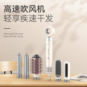 เครื่องเป่าผมเคมี 6 อิน 1 ชุด 11000 รอบต่อนาทีประจุลบเครื่องมือมืออาชีพสำหรับร้านเสริมสวยสีมิลค์กี้ KM-6896 - Product Image 2