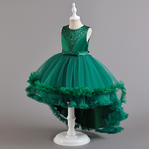 <span class=keywords><strong>Vestito</strong></span> da principessa per bambine di lusso per bambine costumi per feste di compleanno abito Tutu senza maniche - Product Image 2