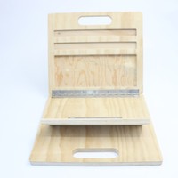 Planche inclinée en bois réglable, planche inclinée pour les mollets, civière inclinée pour les squats