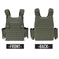 IDOGEAR 500D Nylon Gilet Tactique 500D Nylon Découpe Laser Modulaire Chasse Libération Rapide Combat Formation Autodéfense Fourniture