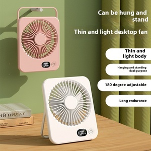 Cool Gadget USB Recargable Ventilador de escritorio portátil Delgado 5V Oficina y dormitorio de estudiantes Instalación de mano Función usable - Product Image 3