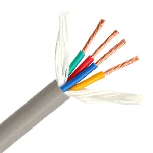 Plastic Electric Wire 22awg Pure Copper Conductor 0.3mm2 Customized Drag Chain Cable for Robot AI Electronics