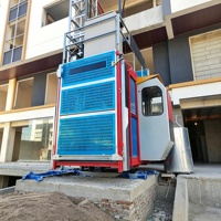 Ascenseur de chantier spécial pour travaux d'inspection de cheminées et tours