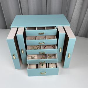 Cajón multifuncional de estilo europeo y americano, caja de almacenamiento de joyas, multicolor, súper <span class=keywords><strong>grande</strong></span>, funcional J - Product Image 1