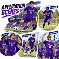 Maillots de football personnalisés pour clubs, chemises de football d'équipe personnalisées avec logo, nom et numéro