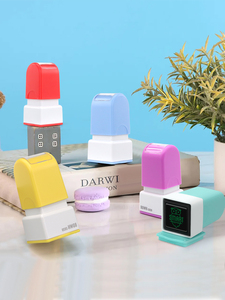 Sellos de Recompensa para Maestros, Sellos de Plástico para Uso en Oficina, Personalizados con Logotipo, 20x20mm, 36g, Modelo BD2020 - Product Image 3