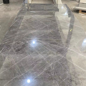Panneau de cuisine en PVC marbré brillant de 3 mm, résistant à l'eau, aux UV et au feu, avec service de découpe - Product Image 1