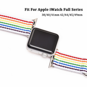 38mm 42mm 49mm cinturino per orologio in <span class=keywords><strong>Nylon</strong></span> con chiusura in acciaio per <span class=keywords><strong>Apple</strong></span> IWatch 8/7/6/5/4/3/2/1 cinturino per orologio sportivo - Product Image 3