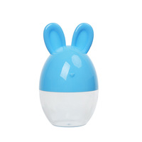 Vente chaude De Pâques Bonbons Bocal Boîte D'emballage Alimentaire Dessin Animé Mickey Tête Transparent En Plastique Bonbons Boîte Heureux Bonbons Boîte