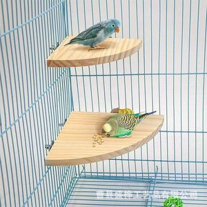Perchoir semi-circulaire en bois massif pour perroquet moine, meuble pour animaux de compagnie, 10x10, 13x13, 17x17 - Product Image 4