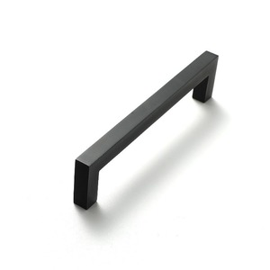 Matte <b>Black</b> Right Angle Aluminum Alloy Cabinet Handle Minimalist Design Durable Furniture Handle For Drawer Wardrobe <b>Door</b> - Product Image 3
