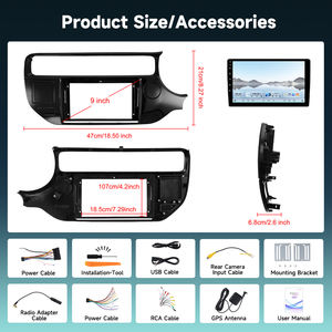 Podofo per <span class=keywords><strong>KIA</strong></span> <span class=keywords><strong>RIO</strong></span> 2015-2017 (Guida a Destra) Autoradio Qualcomm 8 Core 9'' 4+64G CarPlay/Android Auto Wireless WiFi 4G OEM - Product Image 6