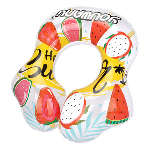 YOUWANLI PVC 수영장 플로트 수영장 풍선 수영 튜브 플로트 성인 과일 인쇄 수영 링 수영장 파티 장식 - Product Image 1