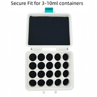 Boîte de 20 compartiments pour poudre lyophilisée 3 ml – Étui rigide en plastique de haute qualité pour poudre lyophilisée, idéal pour l'emballage de marques de soins personnels (OEM)
