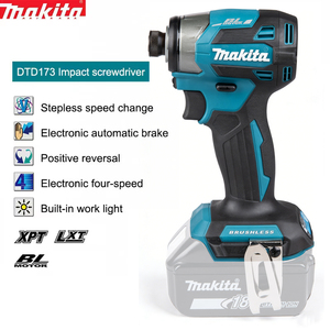 Destornillador Eléctrico Ergonómico Ligero, Equipo de Montaje para Espacios Reducidos, Mantenimiento, Atornillador de Impacto Inalámbrico <span class=keywords><strong>Makita</strong></span> de 18V con Batería de Iones de Litio - Product Image 3