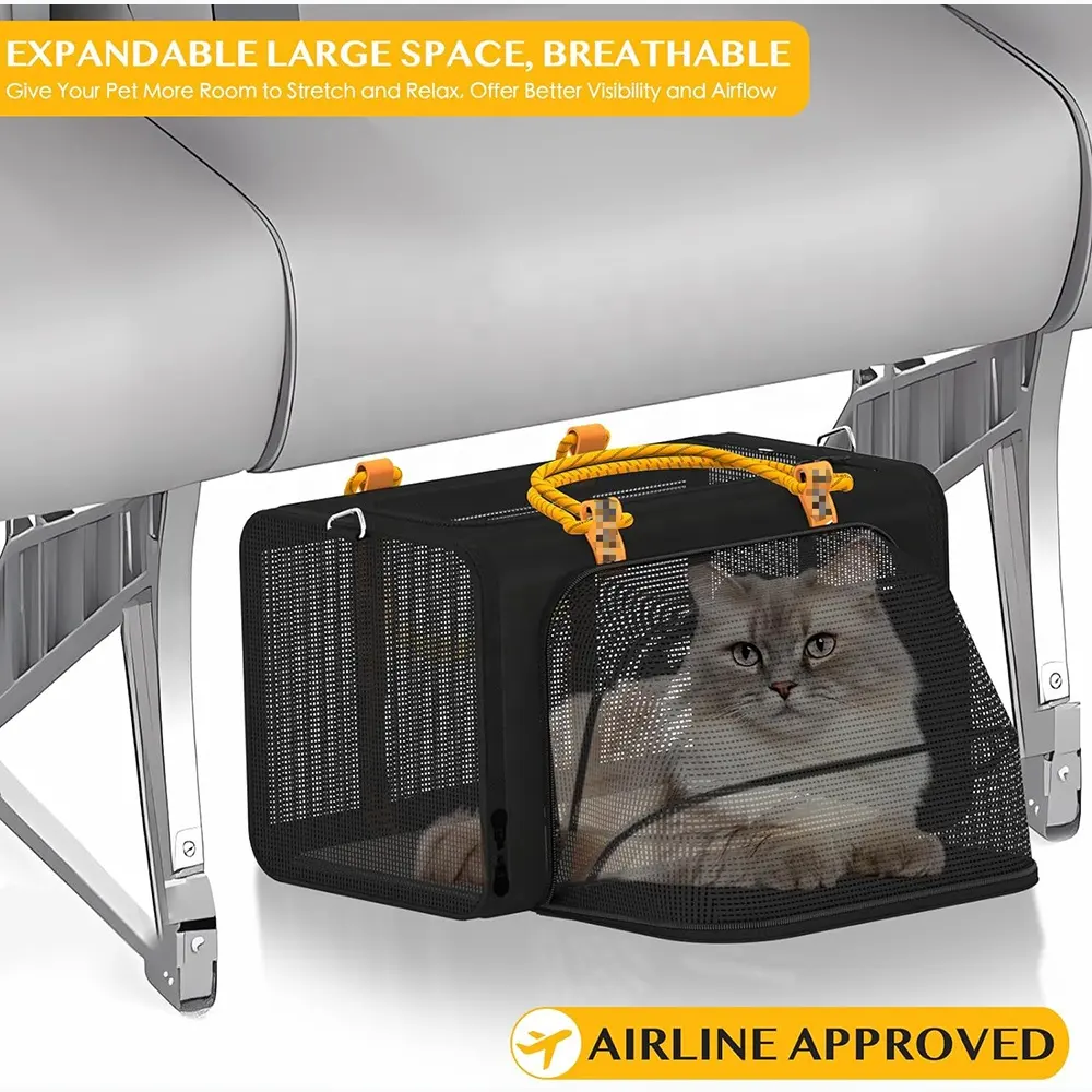 Erweiterbare Haustier-Fluggesellschaft für Reisen zugelassen