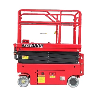 Nhà Máy Trực Tiếp Bán Có Thể Điều Chỉnh Tự Hành Cắt Kéo Làm Việc Thang Máy 300Kg Xách Tay Trên Cao Nâng Nền Tảng - Product Image 1