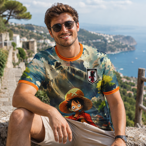 Camiseta de Fútbol de Secado Rápido para Hombre, Diseño 3D del Equipo de Japón, Cuello en V, Manga Corta, Uniforme Deportivo de Entrenamiento, Personalizable al por Mayor - Product Image 5