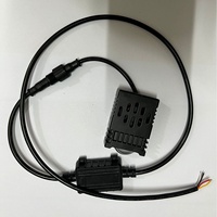 Luz LED para Parrilla Central de Coche, Foco Láser Oculto, Foco Matricial de Doble Color, Lámpara de Carretera 8V