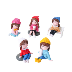 Accessori decorativi fai-da-te della serie KI Yuewu e Cute Best Friend, micro-paesaggi da appendere, per scrivania, auto, console centrale, Sm - Product Image 1
