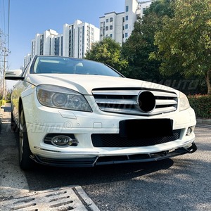สำหรับ Mercedes Benz C-Class W204 ปี 2007-2010 ชุดแต่งกันชนหน้า ลิปสปลิตเตอร์ ดิฟฟิวเซอร์ ชุดแต่งตัวถังรถยนต์ ฝาครอบป้องกันกันชน - Product Image 5