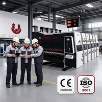 Machine de découpe et d'impression flexographique stable pour carton ondulé avec rouleaux céramiques Anilox et en caoutchouc