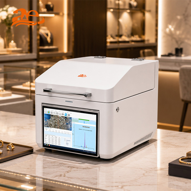 AELAB Non-Destructive XRF Gold Testing Machine 0.05% High Accuracy Jewelry Precious Metal Analyzer X-Ray Spectrometer