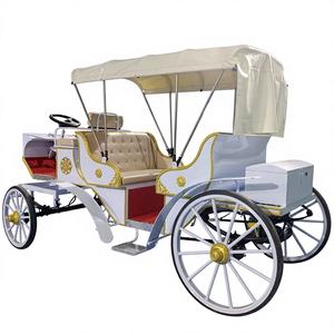 عربة سياحية للنزهات الخارجية بثلاثة صفوف وتسعة مقاعد، عربة خيول كهربائية - Product Image 6