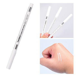 Marcador de Piel Blanco, Lápiz de Mapeo de Cejas PMU con Regla para Tatuajes, para Microblading y Piercing - Product Image 5