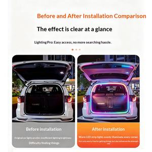 Nouvel Arrivage : <span class=keywords><strong>Bande</strong></span> lumineuse <span class=keywords><strong>LED</strong></span> multifonctionnelle à détection automatique pour coffre de SUV, éclairage d'ambiance pour <span class=keywords><strong>camping</strong></span> et lampe de chargement intérieure - Product Image 4