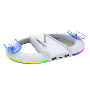 Con soporte para auriculares, almacenamiento <span class=keywords><strong>de</strong></span> luz RGB, compatible con controlador <span class=keywords><strong>de</strong></span> <span class=keywords><strong>carga</strong></span>, nueva <span class=keywords><strong>Base</strong></span> <span class=keywords><strong>de</strong></span> <span class=keywords><strong>base</strong></span> para consola <span class=keywords><strong>de</strong></span> juegos para <span class=keywords><strong>Ps5</strong></span> Slim Joystick - Product Image 1