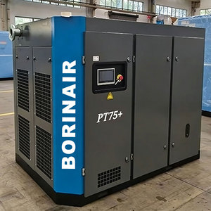 Compresor Industrial de Dos Etapas de 150 HP y 110 KW de Ahorro Energético, Compresor de Aire Industrial de 8 Bares de Borin - Product Image 6