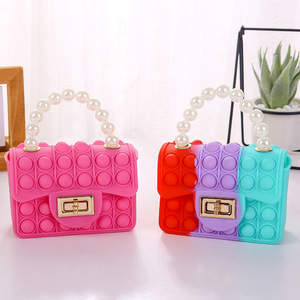 팝 Itting 지갑 실리콘 키즈 Ctue 젤리 지갑 핸드백 Fidget 장난감 - Product Image 4