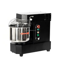 Commercial 15L Spiral Dough Mixer for Bakery, Pizza Shop & Small Business Mobile Cart Bread Cake Dough Kneading Equipment