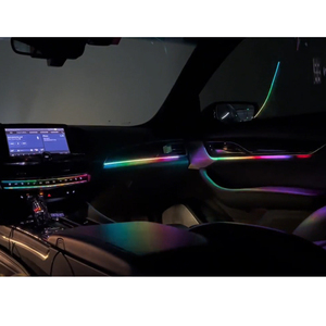 Kit d'éclairage ambiant RGBIC pour Cadillac CT5 2020-2025, décoration d'ambiance intérieure, bande lumineuse LED - Product Image 4