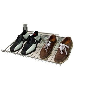 Étagère à vin murale en acier inoxydable 370x760x150mm pour cuisine ou bar - Product Image 4