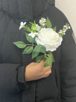 Offre Spéciale – Grande Composition Florale Artisanale Parfumée en Forme de Rose (50cm, 60cm, 70cm, 80cm) – Centre de Table pour Mariage