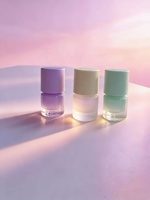 Prix d'usine – Flacon compte-gouttes rond transparent de 10 ml pour mini-parfum/huile essentielle et sérum de soin de la peau avec bouchon compte-gouttes doré