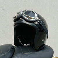 Casque de moto électrique BLD pour l'approvisionnement transfrontalier, léger, unisexe, design rétro, en plastique renforcé de fibre de verre, certifié 3C