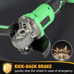 8100rpm 20V Brushless Cordless Angle Industrial DIY <b>Tool</b> Battery <b>Powered</b> With Grinding Wheel CA-20A-2 Brushless Cordless Angle - Product Image 3