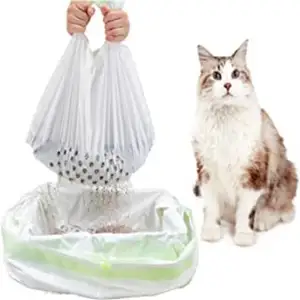 Custom Wholesale Cat Sandbags Pet Trash Bags Cat Feces Bags Pet Cleaning Products Cat Litter Filter Bag