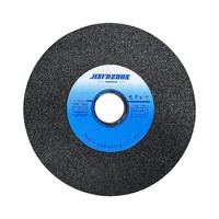 Meule en carbure de silicium noir, matériau en fibre de carbone carbonisée noire pour le meulage du cuivre, de l'aluminium, du caoutchouc et autres matériaux, forme de disque spéciale