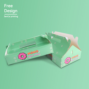 Mochi Donut hộp tráng miệng hộp với nắp bánh bao bì hộp bánh - Product Image 1