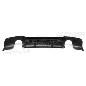 Car Rear Bumper Splitter Rear <b>Diffuser</b> Lip With <b>LED</b> Protector Deflector Lips Guard for BMW E92 E93 328i 335i M Sport 2007-2013 - Product Image 4