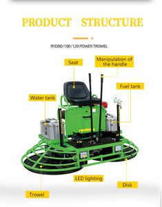 RYD-120 Fahrt auf Power-Kelle mit 10 Klingen Mini <span class=keywords><strong>Driving</strong></span> <span class=keywords><strong>Type</strong></span> Trowell ing <span class=keywords><strong>Machine</strong></span> - Product Image 5