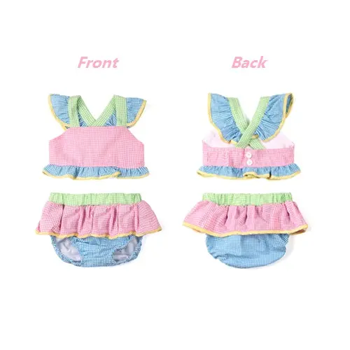 2023 New Style Children Girls Swimwear Summer Swimsuit Custom For Baby Girl