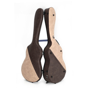 Start75-C Rm Instrument <span class=keywords><strong>de</strong></span> musique arc-en-ciel personnalisé en <span class=keywords><strong>fibre</strong></span> <span class=keywords><strong>de</strong></span> <span class=keywords><strong>verre</strong></span> deux couleurs combinaison couverture en cuir <span class=keywords><strong>guitare</strong></span> électrique étui rigide - Product Image 6